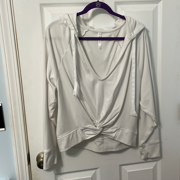 Fabletics Tops - Fabletics Cross-Front Hoodie. Size M!